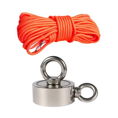 China Industrial Magnet 1200kg Super Neodymium Magnet Strong Fishing Magnets High Power 2646lbs Fishing Magnet for sale