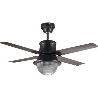 China New Promotion Plus Luxury Decorative Iron 4 Blades Remote Fan Ceiling for sale