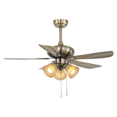 China Great price positive antique brass hotel electric single ceiling fan large for sale