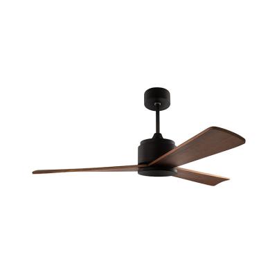 China Positive Exterior 3 Blade Widely Used Solid Wood Ceiling Fan Made In China for sale