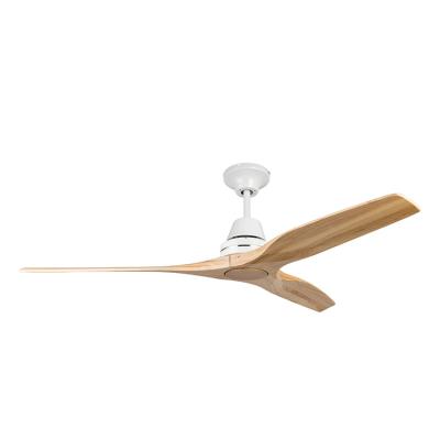 China Plus Latest Design Solid Wood No Indoor Light Remote Black Ceiling Fan for sale