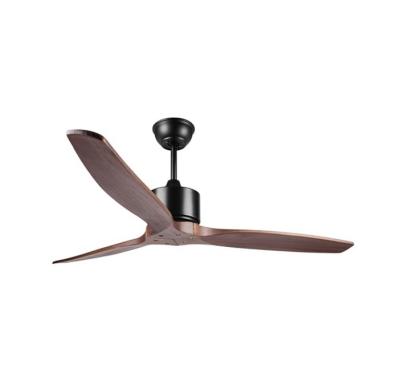 China Modern Energy Saving Decorative Wood Motor 3 Blade Remote Control Cheap DC Ceiling Fan for sale