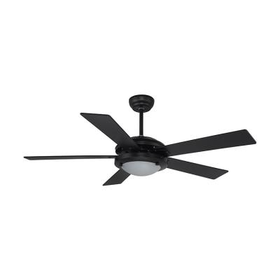 China Good Quality Positive 5 Blades Remote Control Led Ceiling Fan Black Light for sale