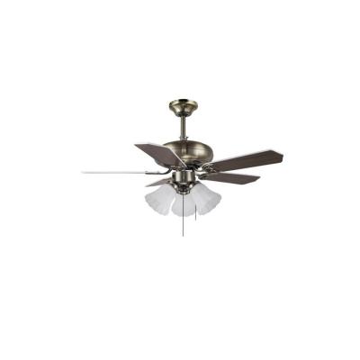 China 42 Inch Modern Classic Style Indoor AC Ceiling Fan With Pull Chain And Light for sale