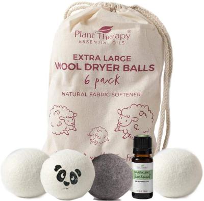 China Cleaning Wool Logo Laundry Xl Handmade Organic Custom Unscented America Dryer Balls Chemical Free for sale