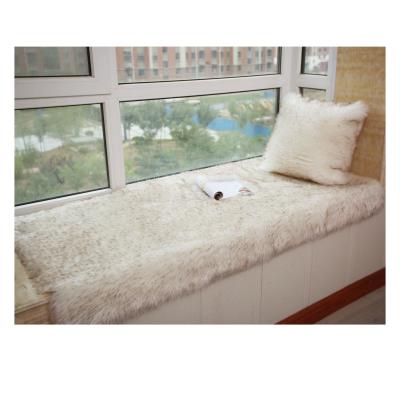 China High Quality Anti-Slip Sheepskin Blankets Blankets Wool Circular And Rectangular Rug For Window / Shop Living for sale