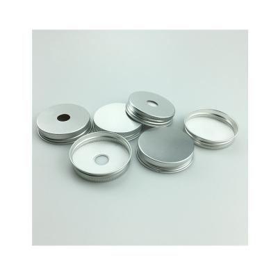 China Free Sample Non-Refillable 53mm Silver Aluminum Screw Cap for sale