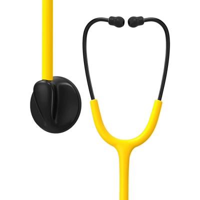 China Professional High Quality Black Color Doctor Hospital Use Cardiology Stethoscope Dual Head Stainless Steel Stethoscope Estetoscopio for sale