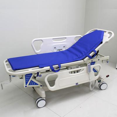 China Multifunctional Hospital Transfer Bed Patient Transfer Trolley Car Transport Patient Hospital Bed for sale