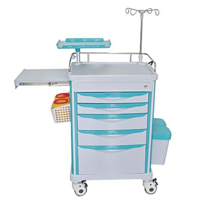 China ABS Plastic Mobile Emergency Transfusion Cart Medicine Hospital Factory Price Trolley Medical Trolley for sale