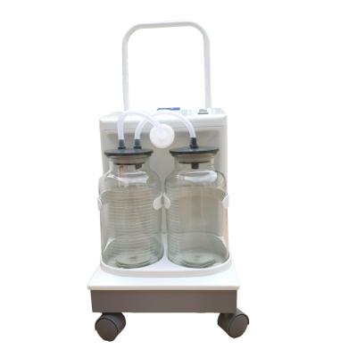 China Plastic Cheap Medical Dental Portable Tip Vacuum Suction Machine Price With Two Bottles for sale