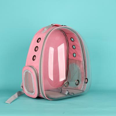 China Transparent Viable Capsule Pet Backpack Bubble Backpack For Puppies Dogs Cat Pet Carrier Backpack for sale