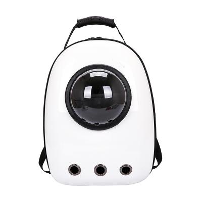 Китай Newest Cat Backpack Carrier Pet Carrier Viable White Travel Bag Transparent Double Puppy Backpack продается