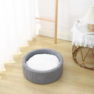 China Wholesale Custom Luxury Waterproof Pet Bed Warm Cushion Around Sofa Cat Dog Bed for sale