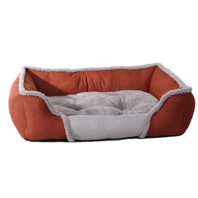 China Wholesale Travel Dropshipping Washable Luxury Pet Beds Cat Dog Bed Large For Pet for sale