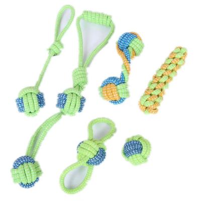 China Amazon Dog Dental Care Safe Bite Resistant Dog Toy Set Safe Bite Resistant Hot Selling Dog Rope Chew Toy Pet Toys Te koop