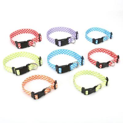 Cina Custom Made Copy Newest Personalized Padded Pet Collar Supplies Wholesale Fashion Washable Dog Collar in vendita