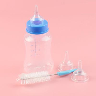 China 150ml 250ml 350ml 500ml Automatic Custom Pet Milk Bottles Dog Cat Feeder Milk Tea Pet Portable Bottle Water à venda