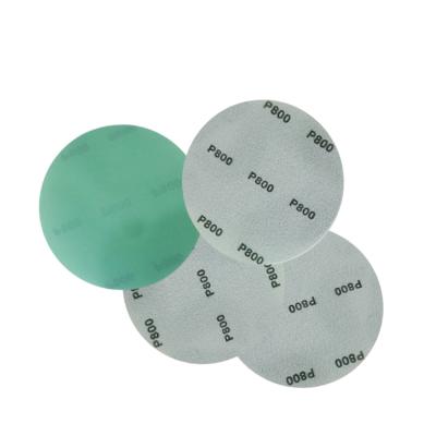 China Pet Wooden High End Film Green Manufacturing Technology Quick Change Disc Polishing Paper Green Sanding Disc for sale