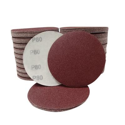 China Hot selling metal/wooden/furniture polishing/putty etc. 125 mm (5 inch) no hole Garnet Sandpaper Abrasive Sanding Disc for sale