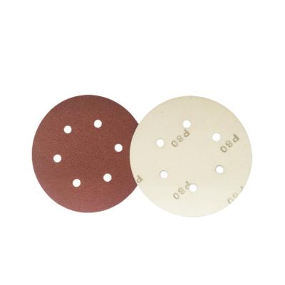 China Various Good Quality Wholesale Polishing Wood Ultra Fine Sanding Milling Discs From Factory Directly 150mm 6holes Flim for sale