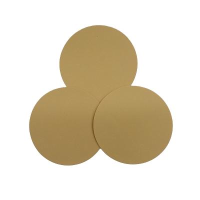 China High Quality Gold Aluminum Oxide Polishing Wood Hook and Loop Sanding Disc for sale