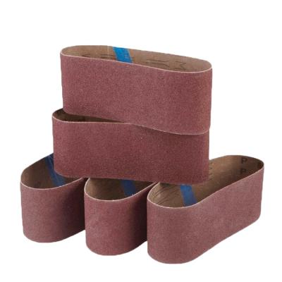 China Metal/Wood/Furniture/Putty etc Aluminum Oxide Abrasive Polishing Sanding Belt for polishing metal, wood and stainless steel for sale