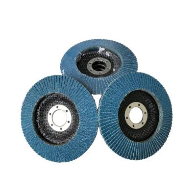 China High Efficiency 4inch 100*16mm Zirconia Fin Disc Grinding Wheels Abrasive Flap Disc for sale