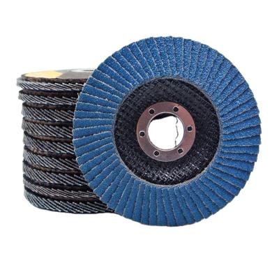 China High Efficiency 4inch 100*16mm Zirconia Fin Disc Grinding Wheels Abrasive Flap Disc For Stainless Steel for sale