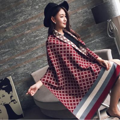 China New Wholesale Design Verified Oversized Blanket Eco-Friendly Thicken Plaid Scarves Autumn Winter Warm Tassel Long Shawls Cashmere Scarf for sale