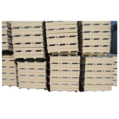 China Modern PU polyurethane and EPS sandwich panel for roof and wall sandwich panel manufacturers with low price for sale