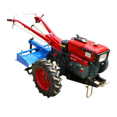 China Home Use 8-22hp Diesel Engine Power Tiller Hand Walking Tractor for sale