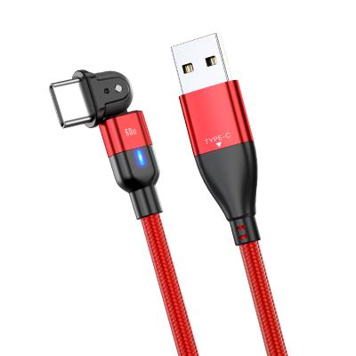 China MP3/MP4 Quick Charging Player 1M 2M USB Cable PD60w 2-in-1 Data Cable A+C To Type C 180 Degree Bend Magnetic Cable for sale