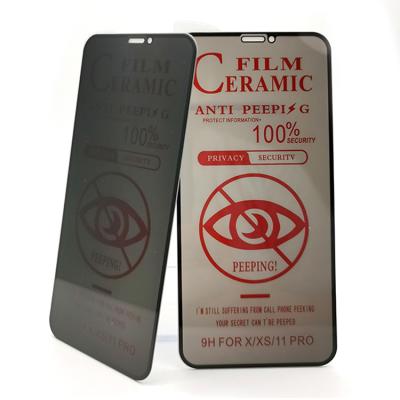 China 2021 Hot Selling Anti-scratch Privacy Screen Protector Anti Spy Ceramic Screen Protector For Huawei Mate 40 for sale