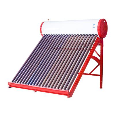 China Hot Sales 100L High Quality Heat Water Compact Non Pressure Hot Stainless Steel Solar Water Heaters for sale