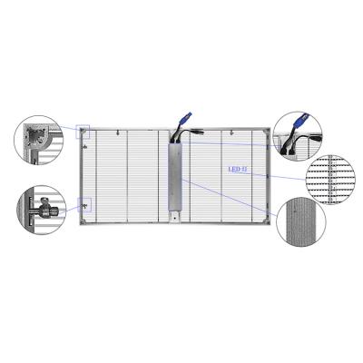 China Indoor high quality professional transparent led display screen kit for sale