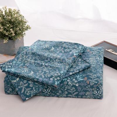 China MOHAP Disposable 100% Cotton Duvet Cover Set Floral Printing Bedding Comforter Set for sale