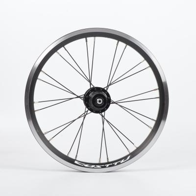 China ALLOY Folding Bicycle 5 Bearing Wheel Set 14 Inch 305 V Brake Wheel Set Star Barb Wheel Set 16 20