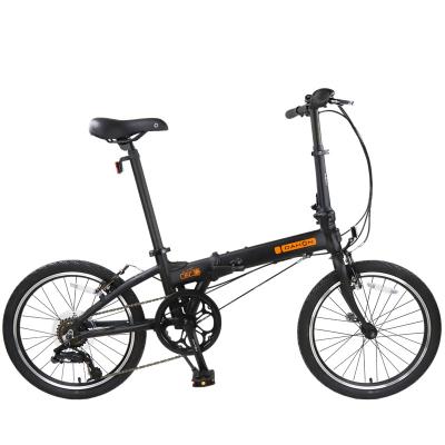 China KBA061 Ultra Light Aluminum Alloy Folding Bicycle 20 Inch 6 Speed ​​Aluminum Alloy Hit Best Seller Portable Folding Bike Sport Recycling Riding for sale