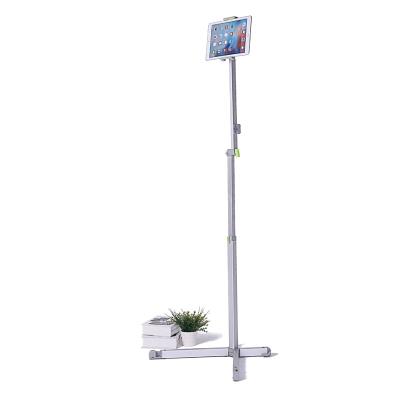 China Adjustable Universal Public Stand Holder Tablet Exhibition Tablet Floor Stand Safe Holder For Android for sale