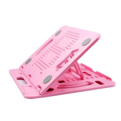 China Cheaper High Quality (Height) Adjustable Plastic Laptop Stand for sale