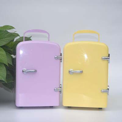 China COMPRESSOR Skin Care Mini Fridge 12v DC Mini Fridge For Drinks Fridge Magnetic Hanging Rack for sale