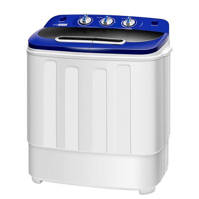 China Hotel Think Stuff - Portable Washing Machine with Drain Pump - Compact Twin Tub Washer Machine with 7.9lbs Wash and 4.4lbs Spin for sale