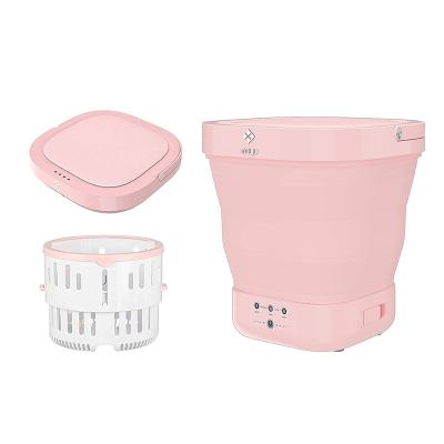 China Hotel Hot Selling Good Quality Folding Mini Portable Washing Machine Bucket For Home Travel for sale