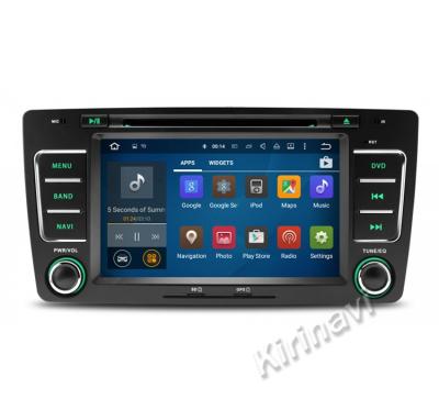 China Kirinavi WC-SO7699 Android 7.1.1 car dvd radio stereo for skoda octavia 2012 2013 car dvd player gps quad core 1024x600HD wifi 7