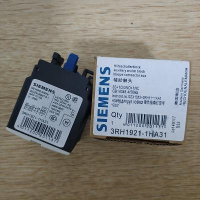 China Siemens Switch Auxiliary Block 3RH1921-1HA31 3RH1921-1HA31 for sale