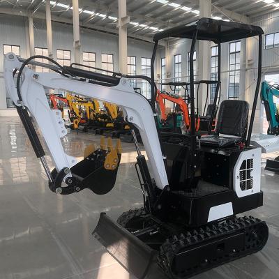 China Cultivate new excavator Price ton Mini Excavator Digging Hydraulic Small Digger Machine For Sale 1 ton micro 2 for sale