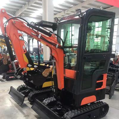 China Small Farms Excavator Crawler Excavator Mini Digger Machine With Closed Cab For Sale for sale