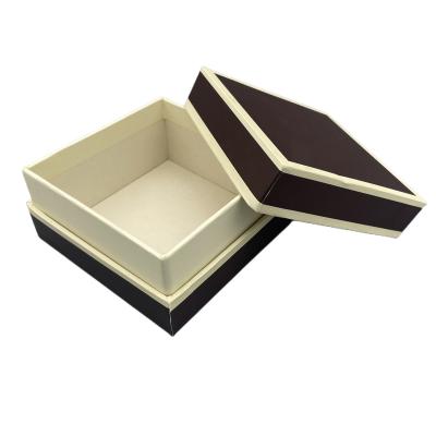 China Recycled Materials Customize Design Small Brown Box Packaging Luxury Jewelry Watch Paper Gift Box Jewelry Packaging Box With Logo for sale