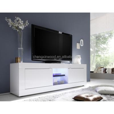 China Easy Installation Living Room Furniture Modern Design TV Cabinet With Showcase for sale